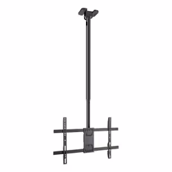 TooQ LPCE1186TSLI-XL-B, 200 x 200 mm, 600 x 400 mm, -25 - 0°, -180 - 180°, Acciaio, Nero