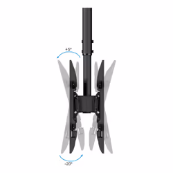 TooQ LPCE2286TSLI-B Supporto TV a parete 2,18 m (86") Nero - Vista aggiuntiva 5
