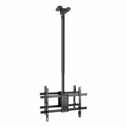 TooQ LPCE2286TSLI-XL-B, 200 x 200 mm, 600 x 400 mm, -20 - 5°, -180 - 180°, Acciaio, Nero