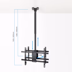 TooQ LPCE2286TSLI-XL-B Supporto TV a parete 2,18 m (86") Nero - Vista aggiuntiva 4