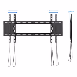 TooQ LP1090F-B Supporto TV a parete 2,29 m (90") Nero