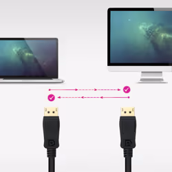 Nanocable 10.15.2605 cavo DisplayPort 5 m Nero - Vista aggiuntiva 4