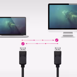 Nanocable 10.15.2700 cavo DisplayPort 0,5 m Nero - Vista aggiuntiva 4