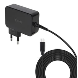 TooQ TQLC-USBCGAN100PD Caricabatterie per dispositivi mobili Computer portatile, Universale Nero AC Interno