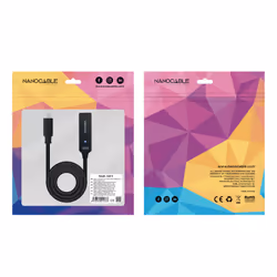 Nanocable 10.01.1311 cavo USB USB 3.2 Gen 1 (3.1 Gen 1) 5 m USB C Nero - Vista aggiuntiva 6