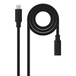 Nanocable 10.01.4501-L150 cavo USB USB 3.2 Gen 2x2 1,5 m USB C Nero