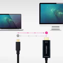 Nanocable 10.15.5105 cavo e adattatore video 5 m USB tipo-C HDMI Nero - Vista aggiuntiva 4