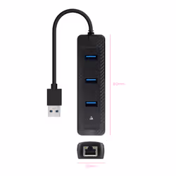 Nanocable 10.16.4604 replicatore di porte e docking station per laptop Cablato USB 3.2 Gen 1 (3.1 Gen 1) Type-A Nero - Vista aggiuntiva 2