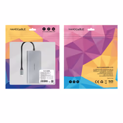 Nanocable 10.16.4609 replicatore di porte e docking station per laptop Cablato USB 3.2 Gen 1 (3.1 Gen 1) Type-C Grigio - Vista aggiuntiva 6