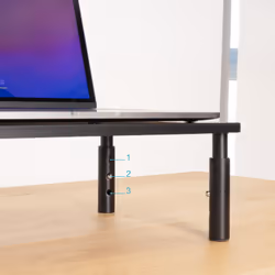 TooQ TQMR081 Supporti a parete per TV Scrivania Nero - Vista aggiuntiva 5