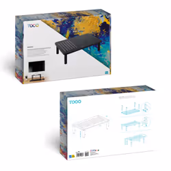 TooQ TQMR081 Supporti a parete per TV Scrivania Nero - Vista aggiuntiva 7