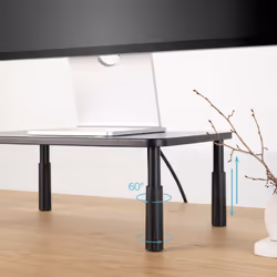 TooQ TQMR086 Supporti a parete per TV Scrivania Nero - Vista aggiuntiva 5