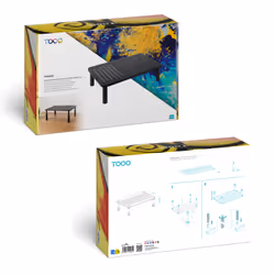 TooQ TQMR086 Supporti a parete per TV Scrivania Nero - Vista aggiuntiva 7
