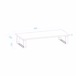 TooQ TQMR111 supporto per laptop Supporto per computer portatile Nero - Vista aggiuntiva 6