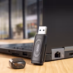 TooQ TQR-3002B lettore di schede USB 3.2 Gen 1 (3.1 Gen 1) Type-A Nero - Vista aggiuntiva 2