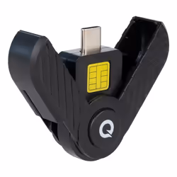TooQ TQR-3011B lettore di card readers USB tipo-C Nero - Vista aggiuntiva 2