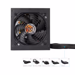 TooQ TQHELIOS-650SP alimentatore per computer 650 W 24-pin ATX ATX Nero - Vista aggiuntiva 3