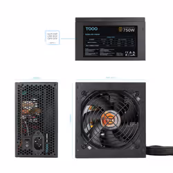 TooQ TQHELIOS-750SP alimentatore per computer 750 W 24-pin ATX ATX Nero - Vista aggiuntiva 4