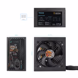 TooQ TQHELIOS-850SP alimentatore per computer 850 W 24-pin ATX ATX Nero - Vista aggiuntiva 4