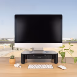 TooQ TQMMPD02 Supporti a parete per TV Scrivania Nero - Vista aggiuntiva 4
