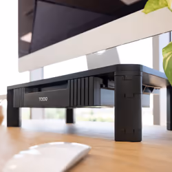 TooQ TQMMPD02 Supporti a parete per TV Scrivania Nero - Vista aggiuntiva 7