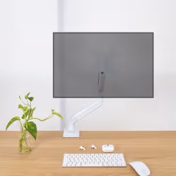 TooQ DB1334TNR-W Supporti a parete per TV 86,4 cm (34") Scrivania Bianco - Vista aggiuntiva 3