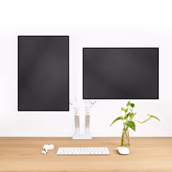 TooQ DB1434TNR-W Supporti a parete per TV 86,4 cm (34") Scrivania Bianco - Vista aggiuntiva 6