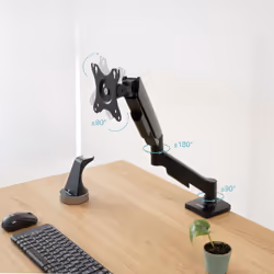 TooQ DB1733TNR-B Supporti a parete per TV 81,3 cm (32") Scrivania Nero - Vista aggiuntiva 6