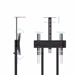 TooQ FS1151M-B Supporto TV a parete 177,8 cm (70") Nero - Vista aggiuntiva 3