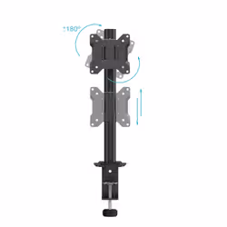TooQ DB1130TN-B Supporti a parete per TV 81,3 cm (32") Scrivania Nero - Vista aggiuntiva 2