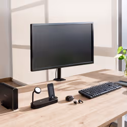 TooQ DB1130TN-B Supporti a parete per TV 81,3 cm (32") Scrivania Nero - Vista aggiuntiva 4