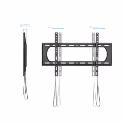 TooQ LP1084F-B Supporto TV a parete 2,03 m (80") Nero - Vista aggiuntiva 2