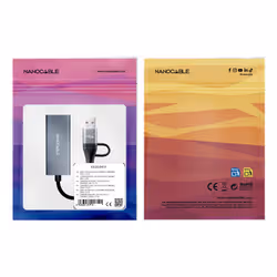 Nanocable 10.03.0411 replicatore di porte e docking station per laptop Cablato USB 3.2 Gen 1 (3.1 Gen 1) Type-C Grigio - Vista aggiuntiva 4