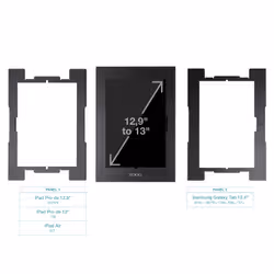 TooQ TQATTE2601-M-B supporto antifurto per tablet Nero 33 cm (13") - Vista aggiuntiva 3