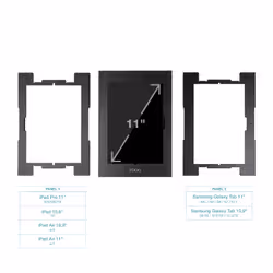 TooQ TQATTE2601-S-B supporto antifurto per tablet Nero 27,9 cm (11") - Vista aggiuntiva 3