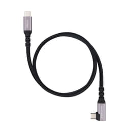 Nanocable 10.01.4700 cavo USB USB 3.2 Gen 2 (3.1 Gen 2) 0,5 m USB C Nero