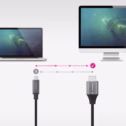 Nanocable 10.15.5262 cavo e adattatore video 1,8 m USB tipo-C HDMI Nero - Vista aggiuntiva 3
