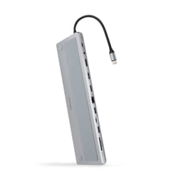 Nanocable 10.16.1012 replicatore di porte e docking station per laptop Cablato USB 3.2 Gen 1 (3.1 Gen 1) Type-C Grigio
