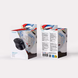 TooQ TQMW-1101-B mouse Universale Mano destra RF Wireless Ottico 1600 DPI - Vista aggiuntiva 6