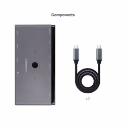 Nanocable 10.12.0003 switch per keyboard-video-mouse (kvm) Grigio - Vista aggiuntiva 5