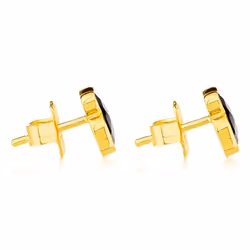 Tous 815433501 Orecchini a perno Argento Sterling Nero, Oro