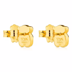 Tous 815433501 Orecchini a perno Argento Sterling Nero, Oro