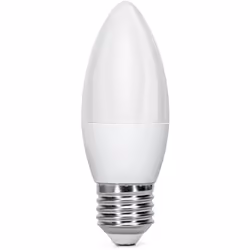 La lampadina a Led con attacco E27, comunemente detto "attacco grande", con forma C35 a candela 4W, corrispondente ad una tra ...