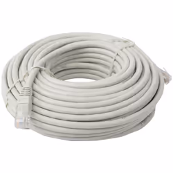 Il cavo di rete LAV Gigabit categoria Cat 6 ad alta velocità, Patch Ethernet con 2 connettori RJ45, dalla lunghezza 20 metri, ...