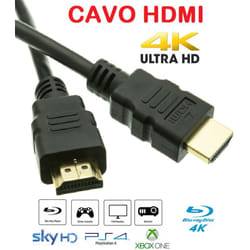 Aigostar - cavo hdmi High speed 4k Full hdtv 3d tv ps4 ps3 videoproiettore connettori placcati in oro pc 1.5 mt