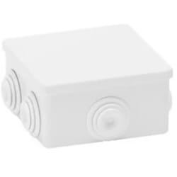 Cassetta derivazione esterno pressacavo impianto elettrico 80x80x40mm quadrato