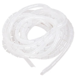 Tubo copricavo spiralato diametro 10mm 10 metri bianco Aigostar