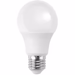 lampadina led A60 bulbo classico bianco freddo F 15 watt E27 alimentazione 220-240 volt struttura in plastica e metallo apert ...