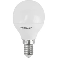 Lampadina led miniglobo G45 E14 f 6 watt bianco freddo