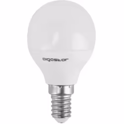 lampadina led miniglobo G45 E14 F 6 watt bianco naturale alimentazione 220-240 volt consumo di energia per 1000ore 6kwh/1000h ...